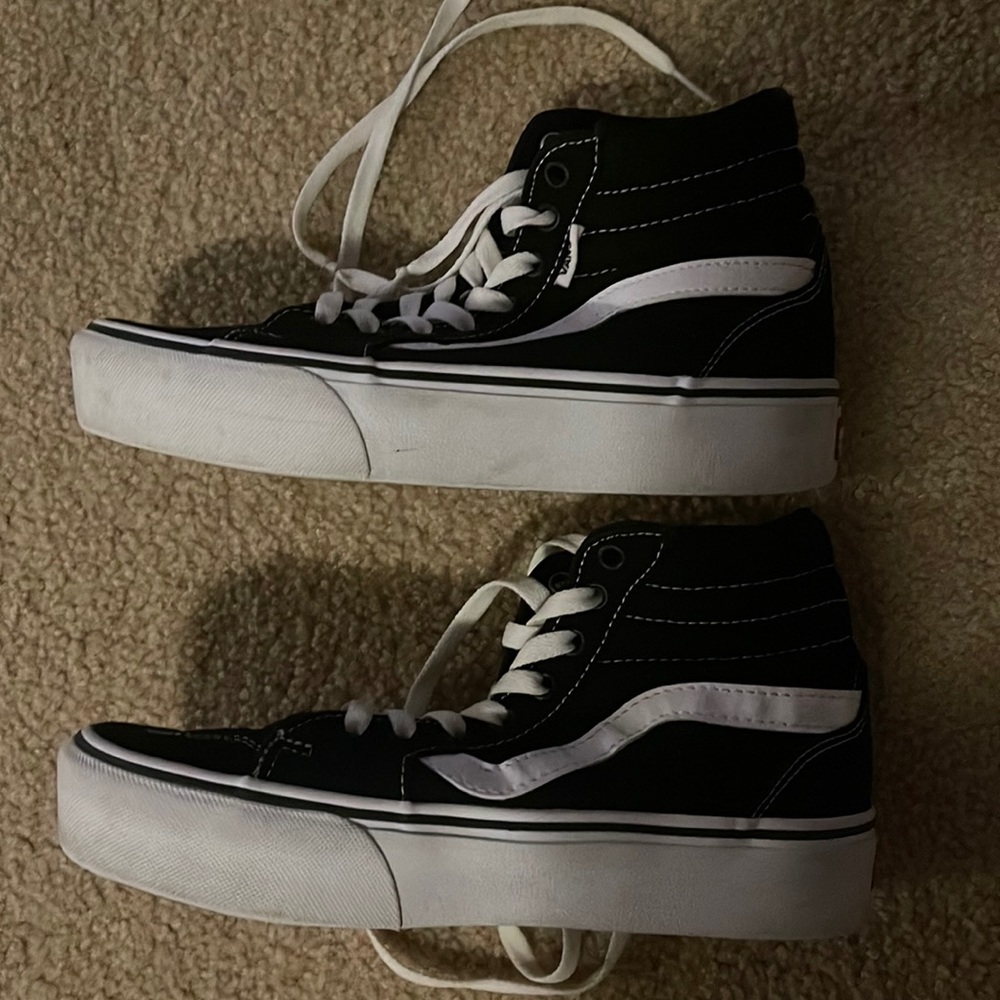 Old school platform high top